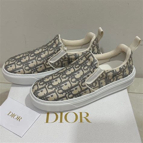 dior oblique slip on